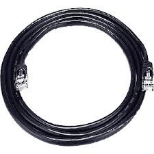 Black CAT5 Patch Network Cable 3m