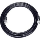 Black CAT6 Gigabit Network Cable RJ45 1m