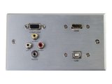 HDMI VGA USB Wall Panel Plate 87120