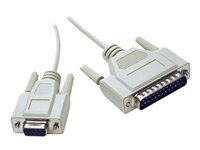 1m DB25 Male to DB9 Female Modem Cable 81434