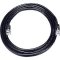 Black CAT6 Gigabit Network Cable RJ45 1m